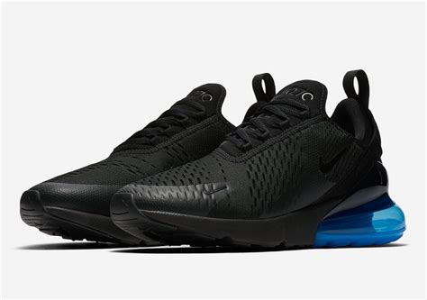 nike air max 270 zwart blauw|Air Max 270s all black.